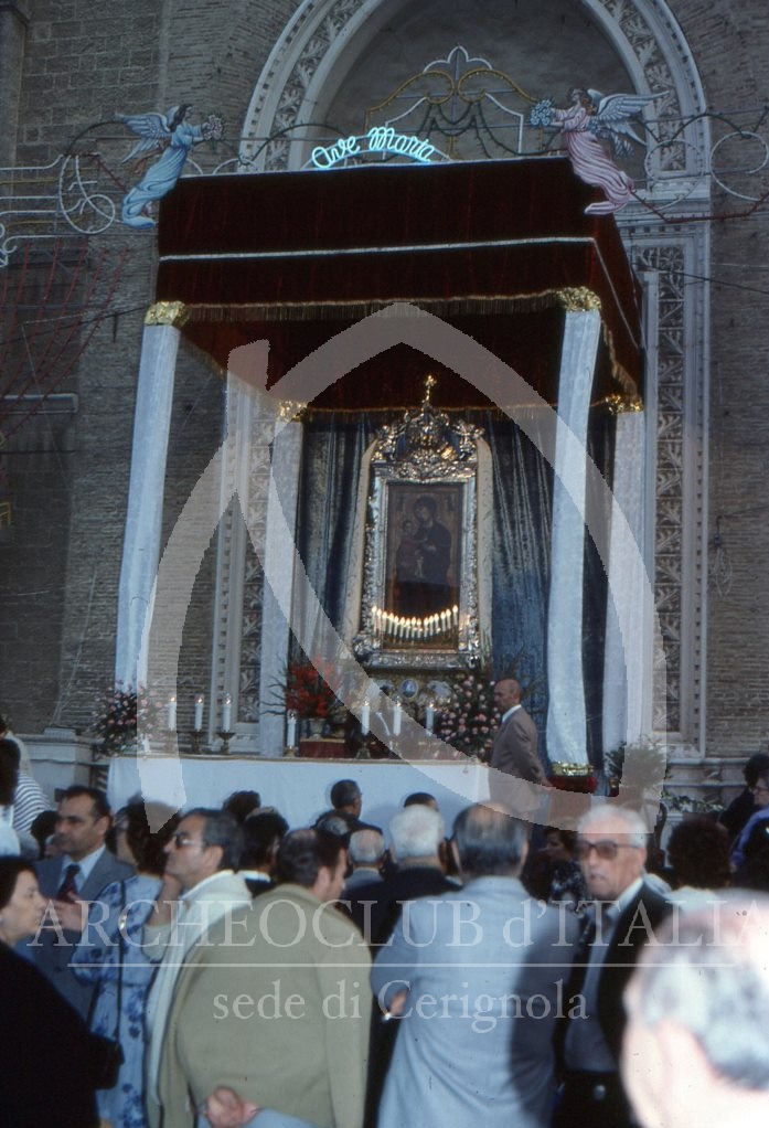 OTTO SETTEMBRE FESTA SOLENNE IN ONORE DI MARIA SS.MA DI RIPALTA PROTETTRICE DELLA CITTA’ DI CERIGNOLA